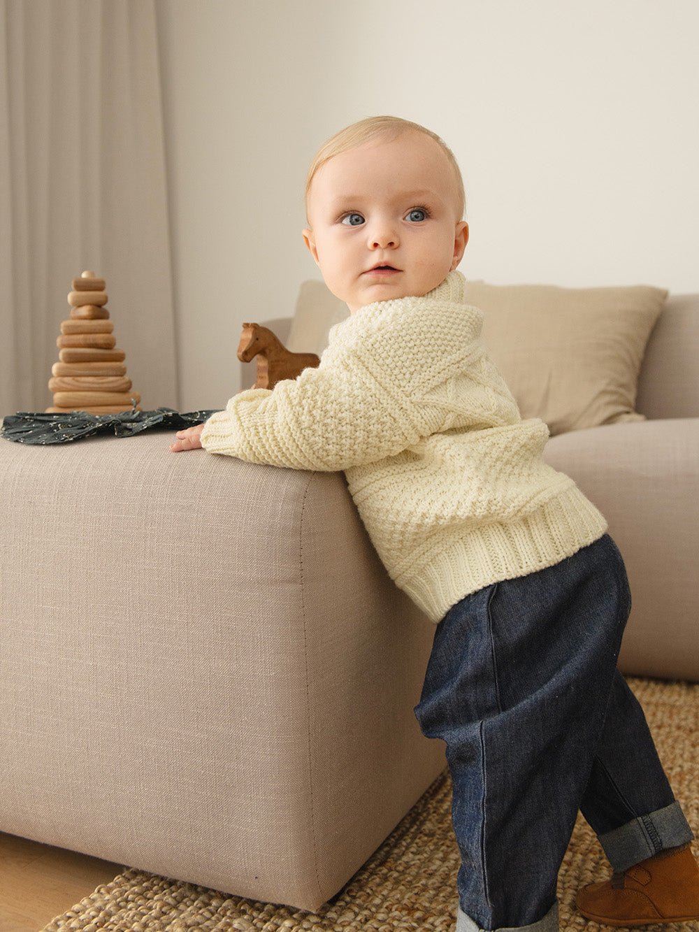 Sandnes 2413 - 1 Guernsey sweater baby - Butik Maglia