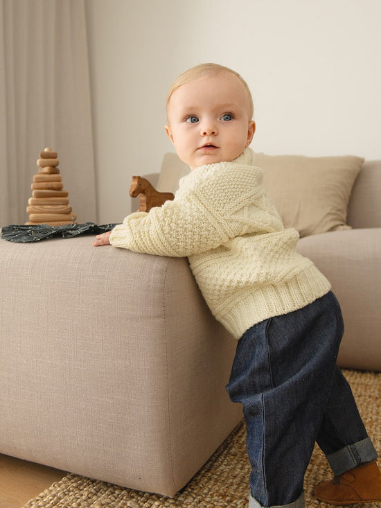 Sandnes 2413 - 1 Guernsey sweater baby - Butik Maglia