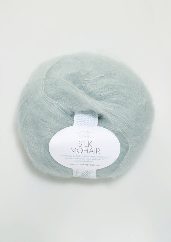 Silk Mohair - 7521 Dovt ljusblå - UTGÅTT - Butik Maglia