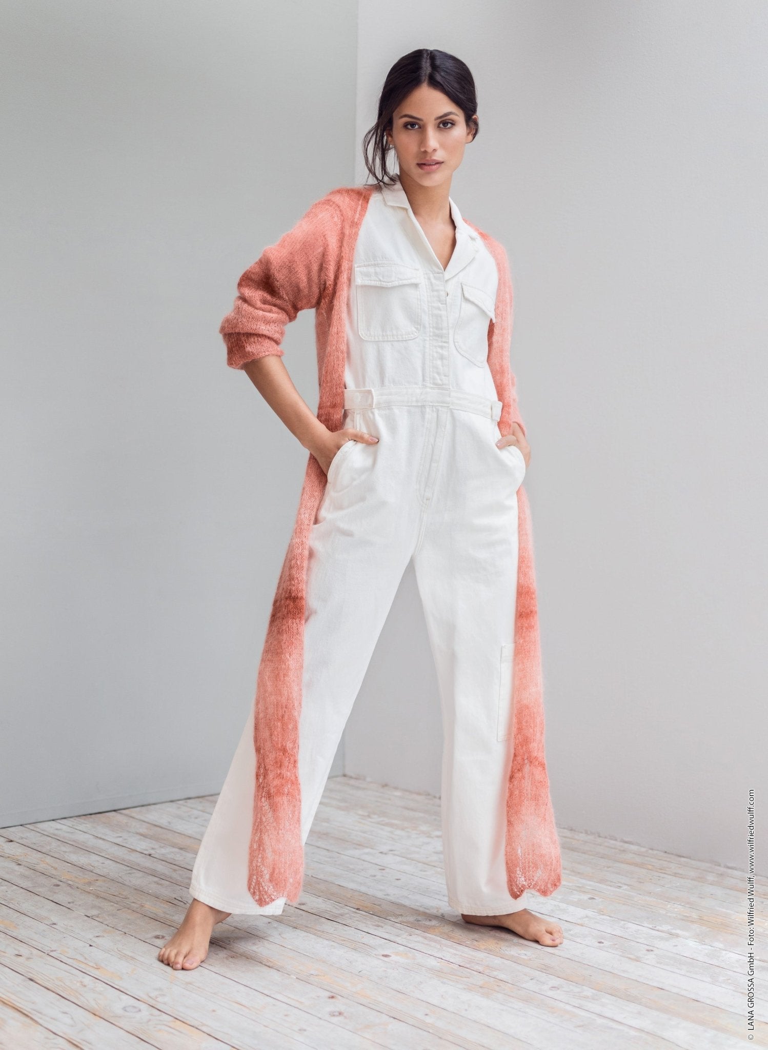 Silkhair Haze Dégradé - 1101 Gul/Ockra - UTGÅTT - Butik Maglia