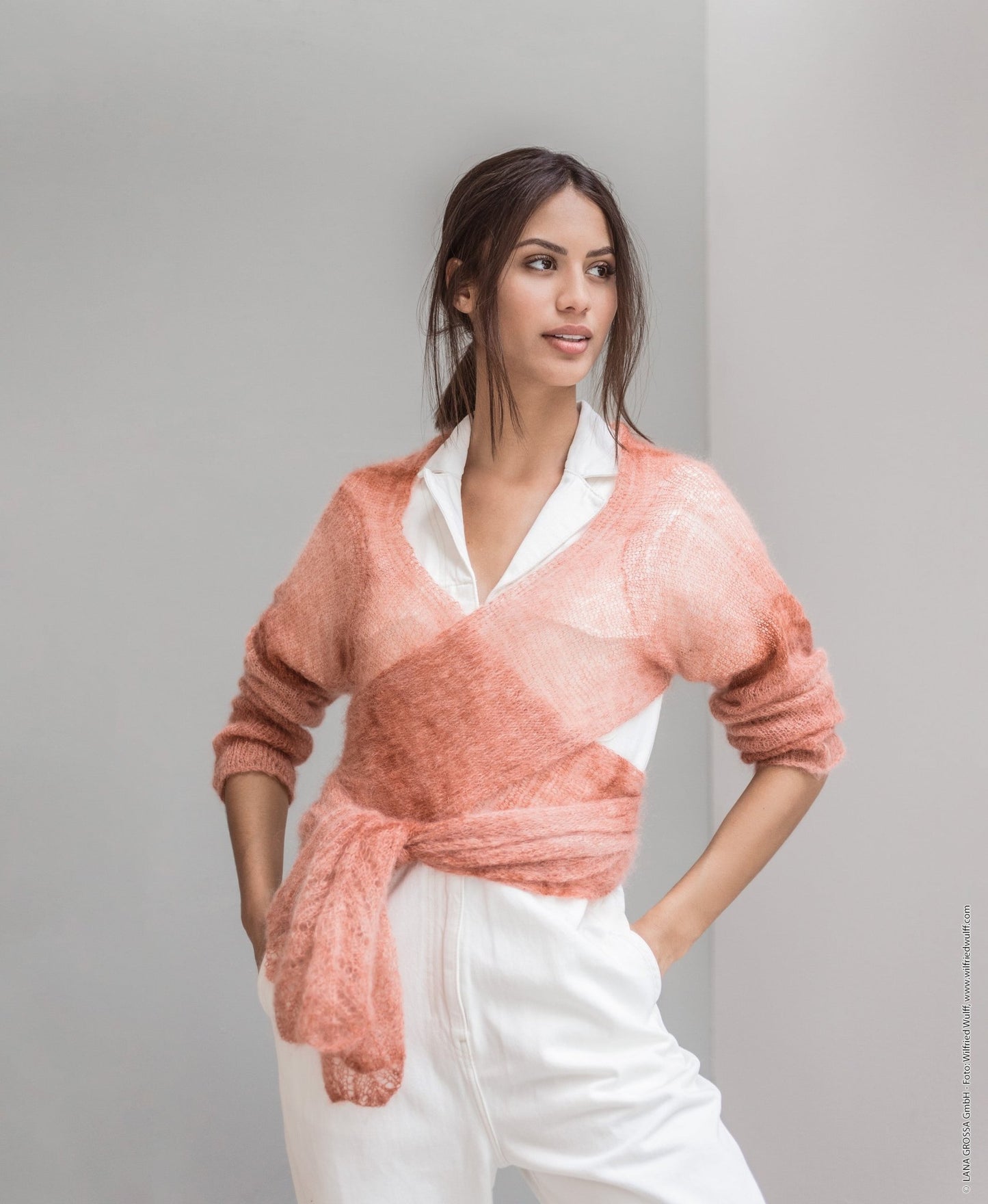 Silkhair Haze Dégradé - 1101 Gul/Ockra - UTGÅTT - Butik Maglia