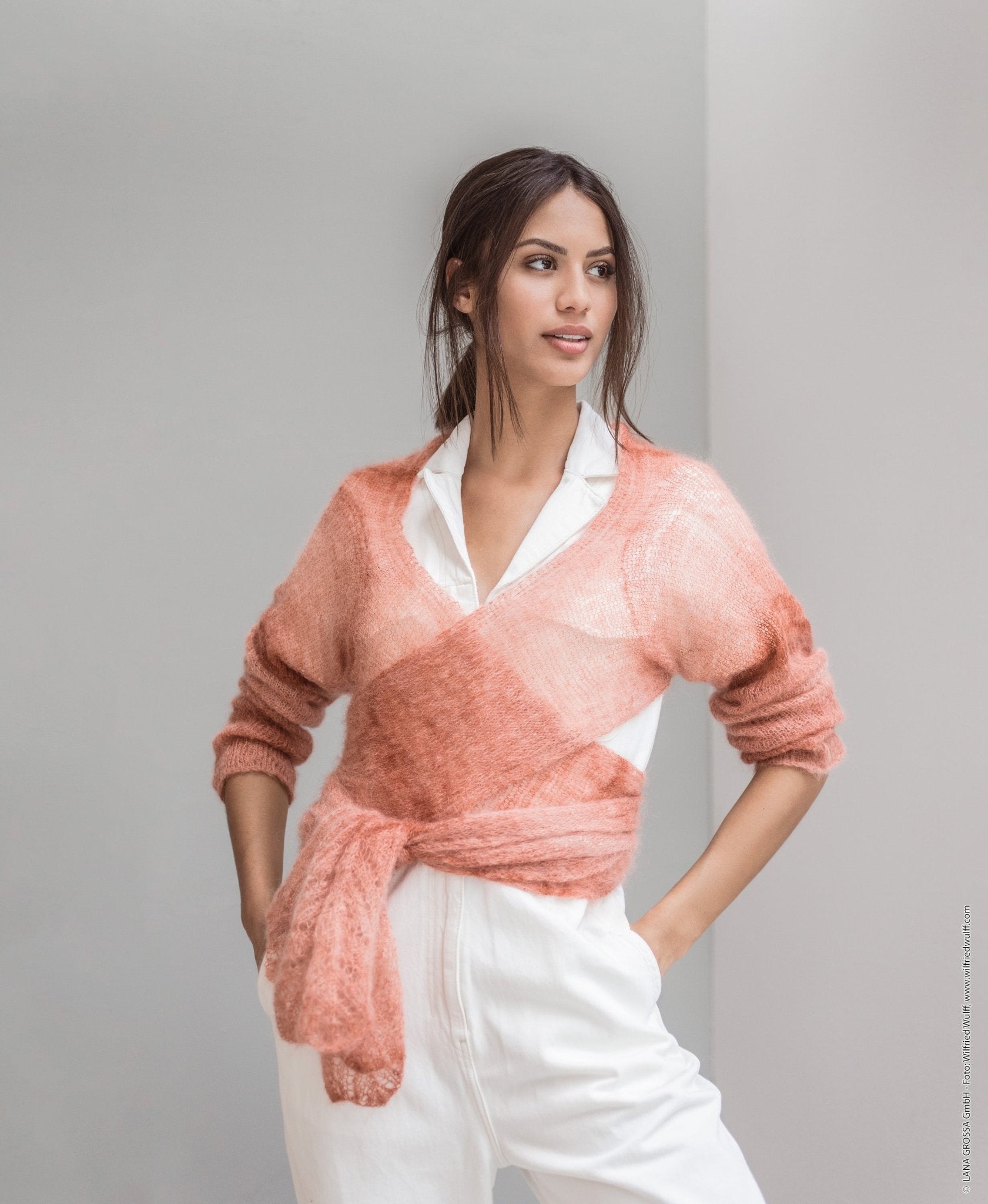 Silkhair Haze Dégradé - 1101 Gul/Ockra - UTGÅTT - Butik Maglia