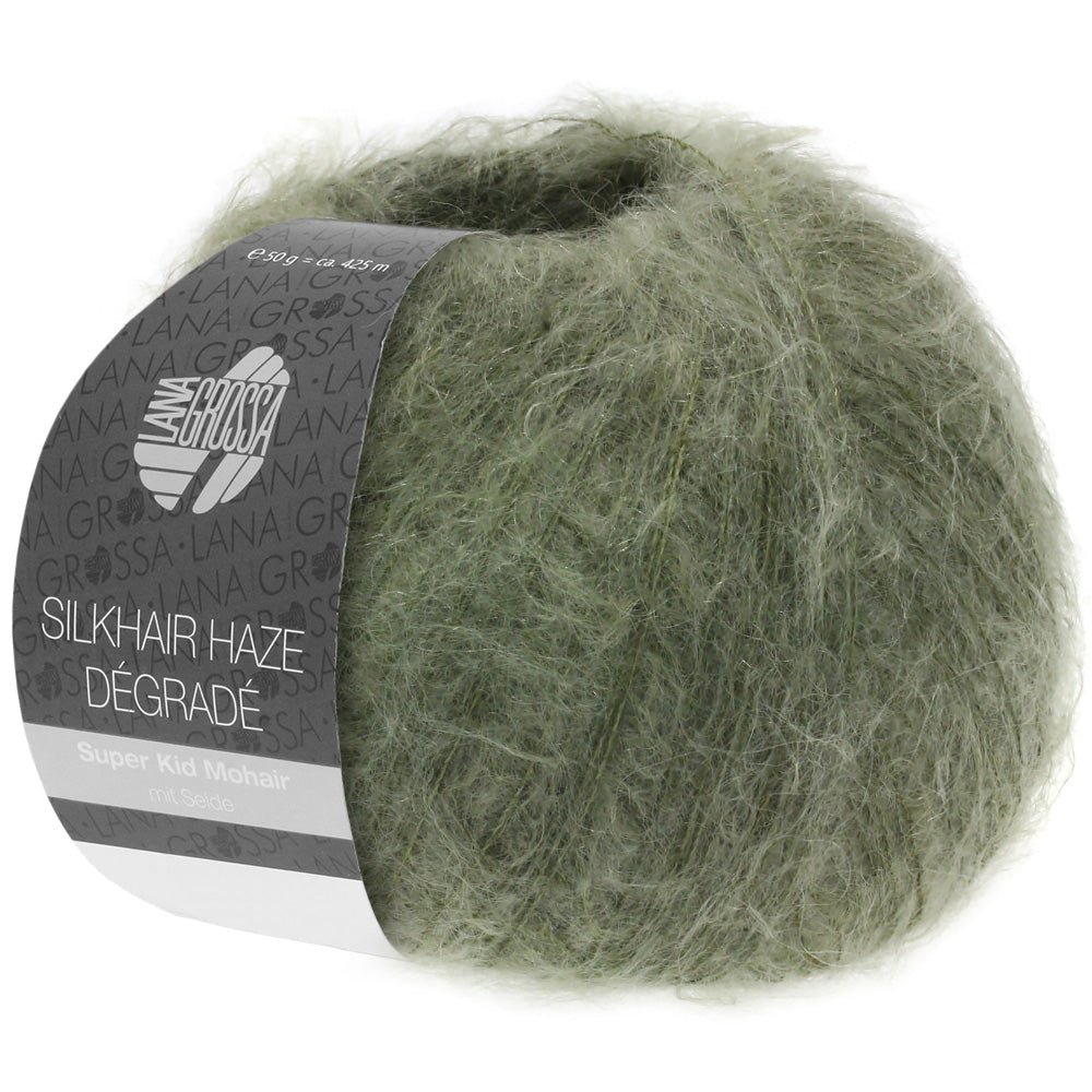 Silkhair Haze Dégradé - 1107 Khaki/Mörk oliv - UTGÅTT - Butik Maglia