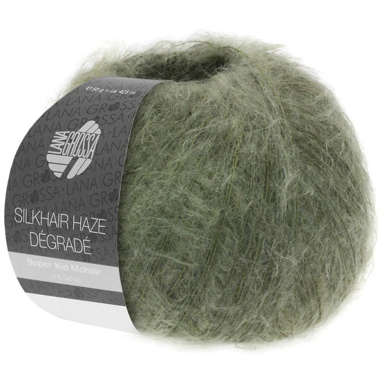 Silkhair Haze Dégradé - 1107 Khaki/Mörk oliv - UTGÅTT - Butik Maglia