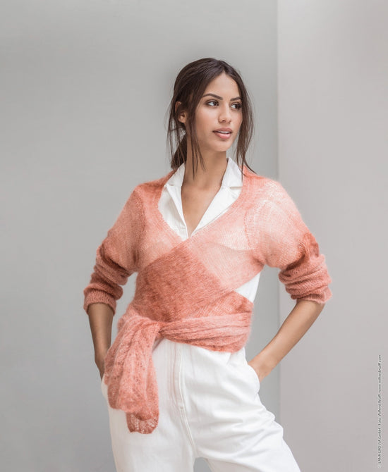 Silkhair Haze Dégradé - 1108 Grå/Antracit - UTGÅTT - Butik Maglia