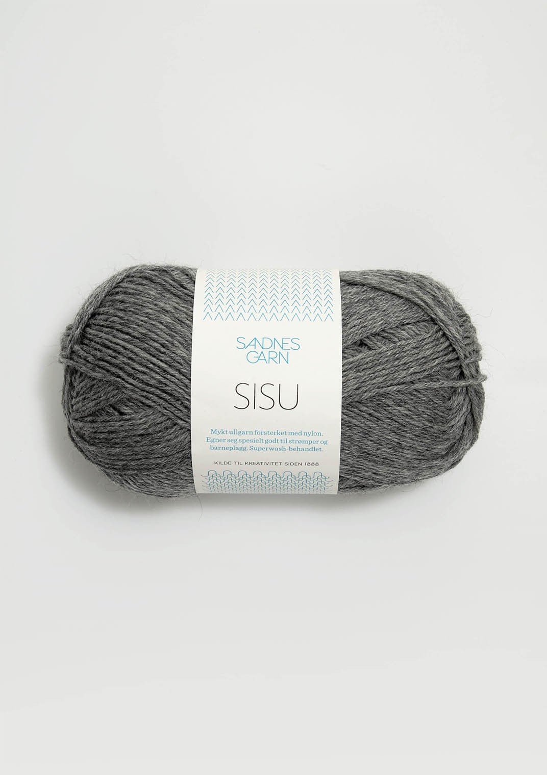 Sisu superwash - 1042 Gråmelerad - Butik Maglia