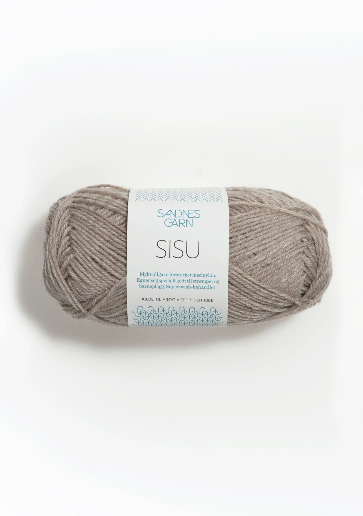 Sisu superwash - 2650 Gråbeige melerad - Butik Maglia