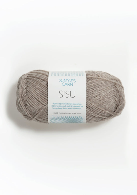Sisu superwash - 2650 Gråbeige melerad - Butik Maglia