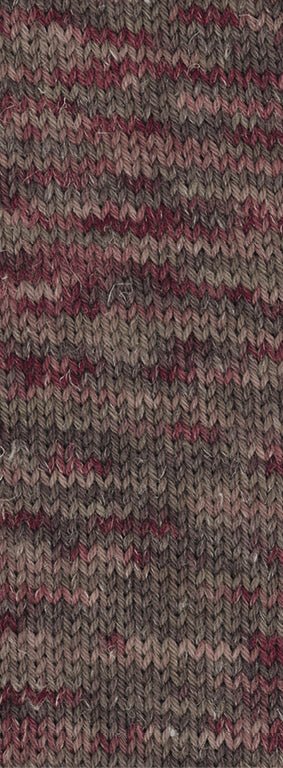 Slow Wool Canapa Hand Dyed - Rödbrun/Burgund/Gråbrun - Butik Maglia