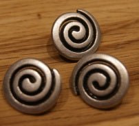 Snäcka metall - 18 mm - Butik Maglia