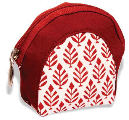 Stickmarkörfodral Burgundy - portmonnä - Butik Maglia