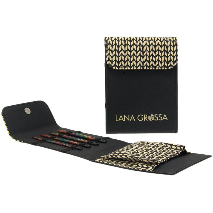 Stickset Mini KnitPro Multicolor/Svart - 3,0 - 5,0 mm - Butik Maglia