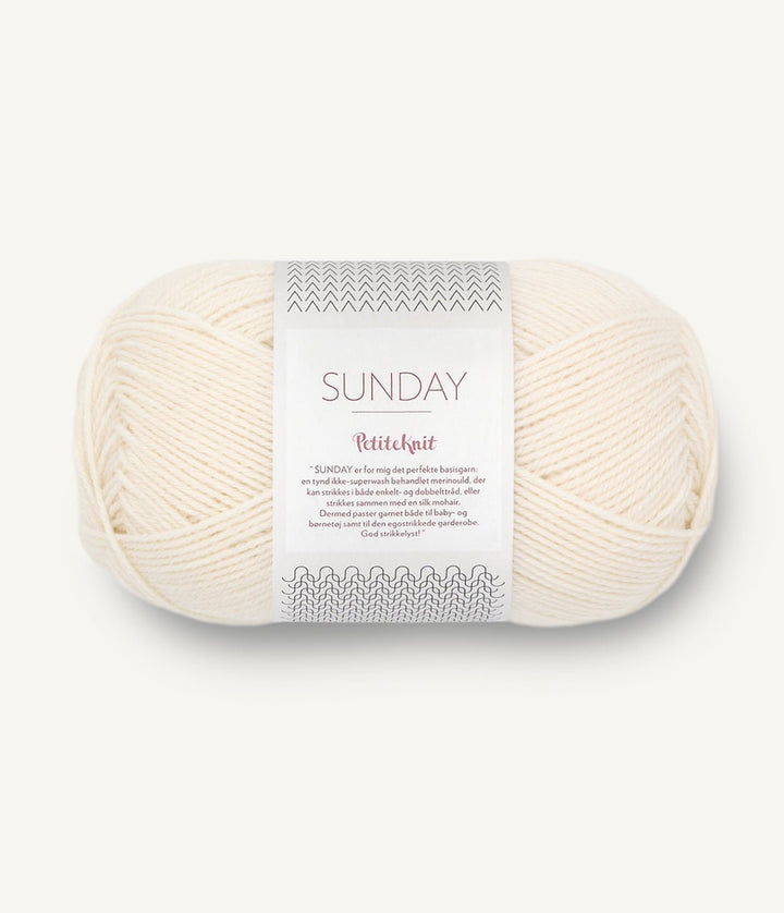 Sunday PetiteKnit - 1012 Wipped Cream - Butik Maglia