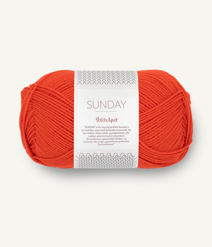 Sunday PetiteKnit - 3819 That Orange Feeling - UTGÅTT - Butik Maglia