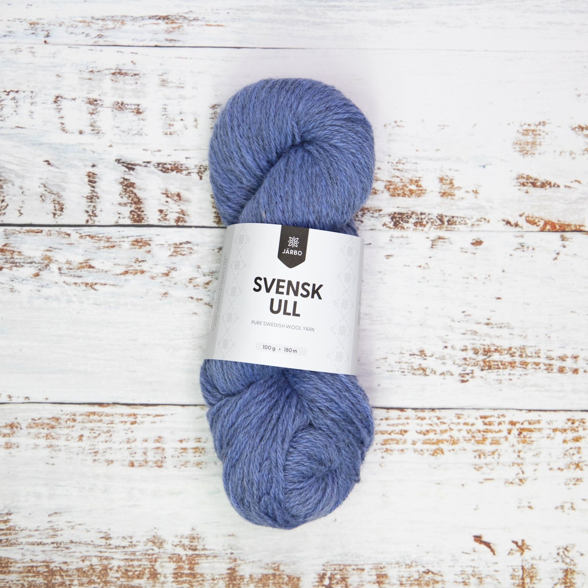 Svensk Ull 3 tr 100 g - 012 Dala Blue - Butik Maglia