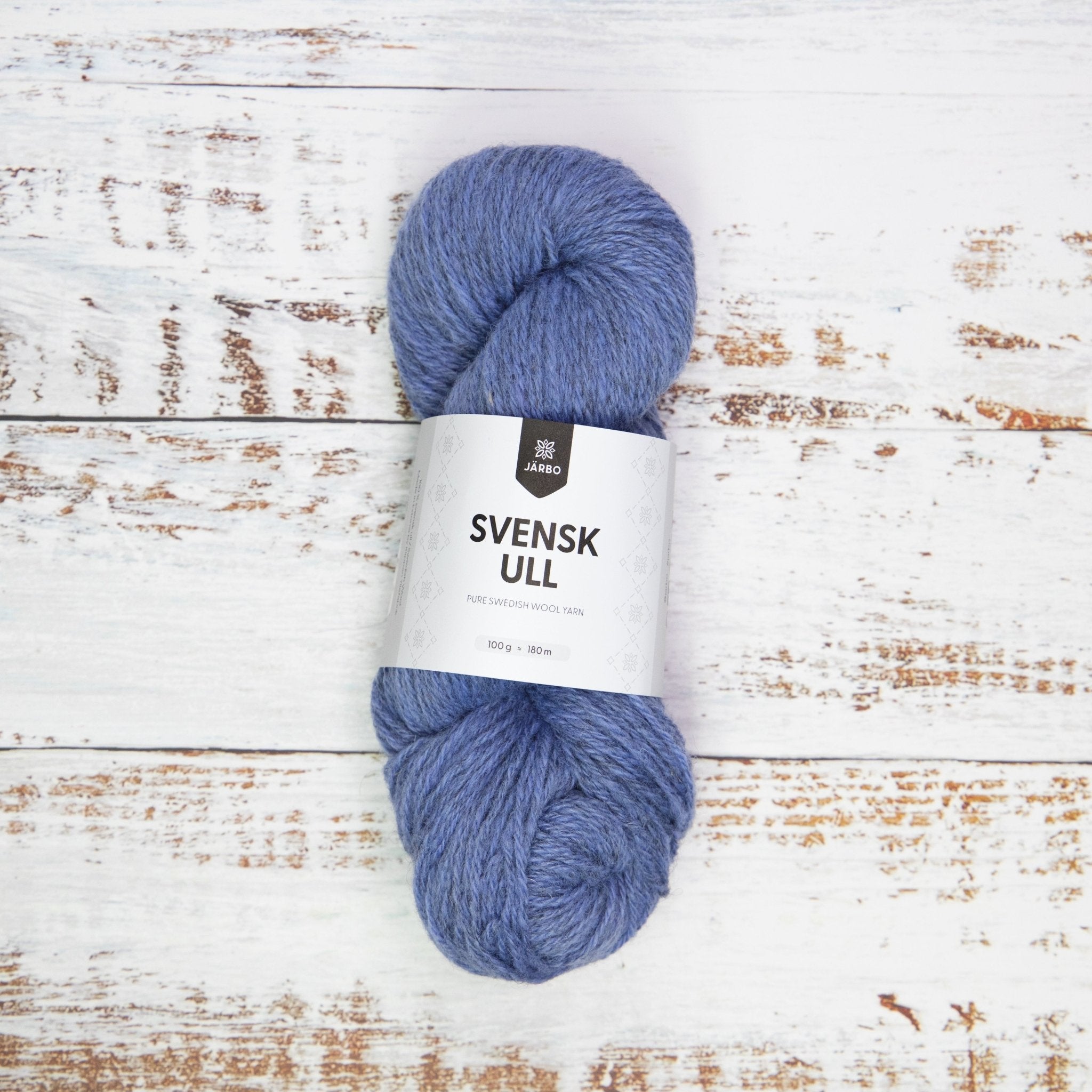 Svensk Ull 3 tr 100 g - 012 Dala Blue - Butik Maglia