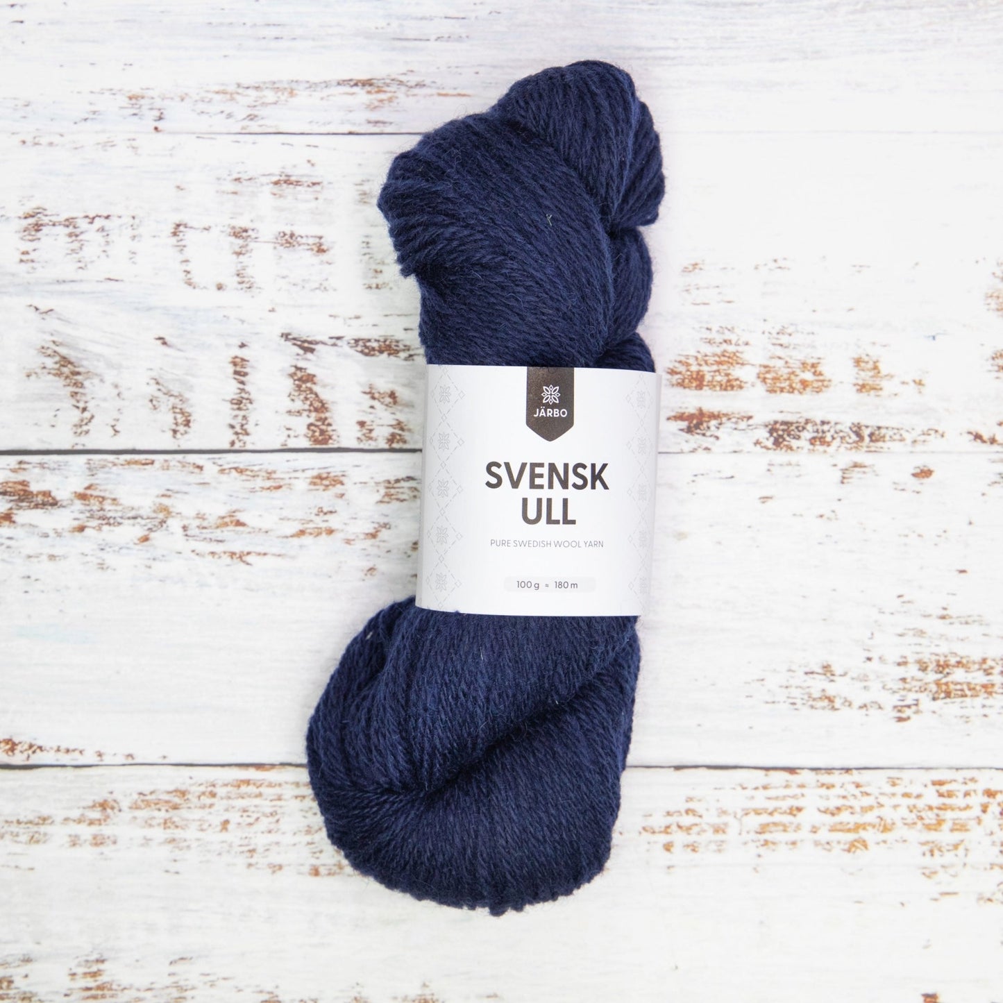 Svensk Ull 3 tr 100 g - 015 Bergslagen Dark Blue - Butik Maglia