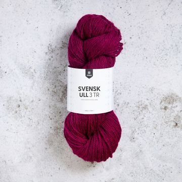 Svensk Ull 3 tr 100 g - 022 Bing Cherry - Butik Maglia