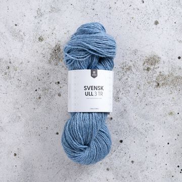 Svensk Ull 3 tr 100 g - 027 Tornedalen Blå - Butik Maglia