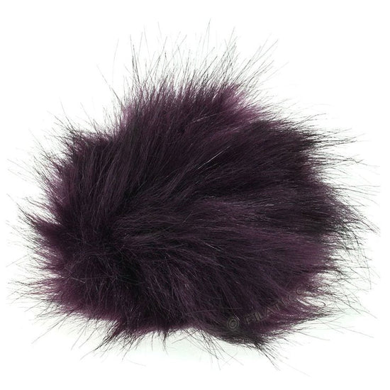 Tofs Pompon akryl mini - Mörk Lila - Butik Maglia