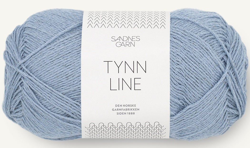 Tunn Line - 6032 Blå Hortensia - Butik Maglia