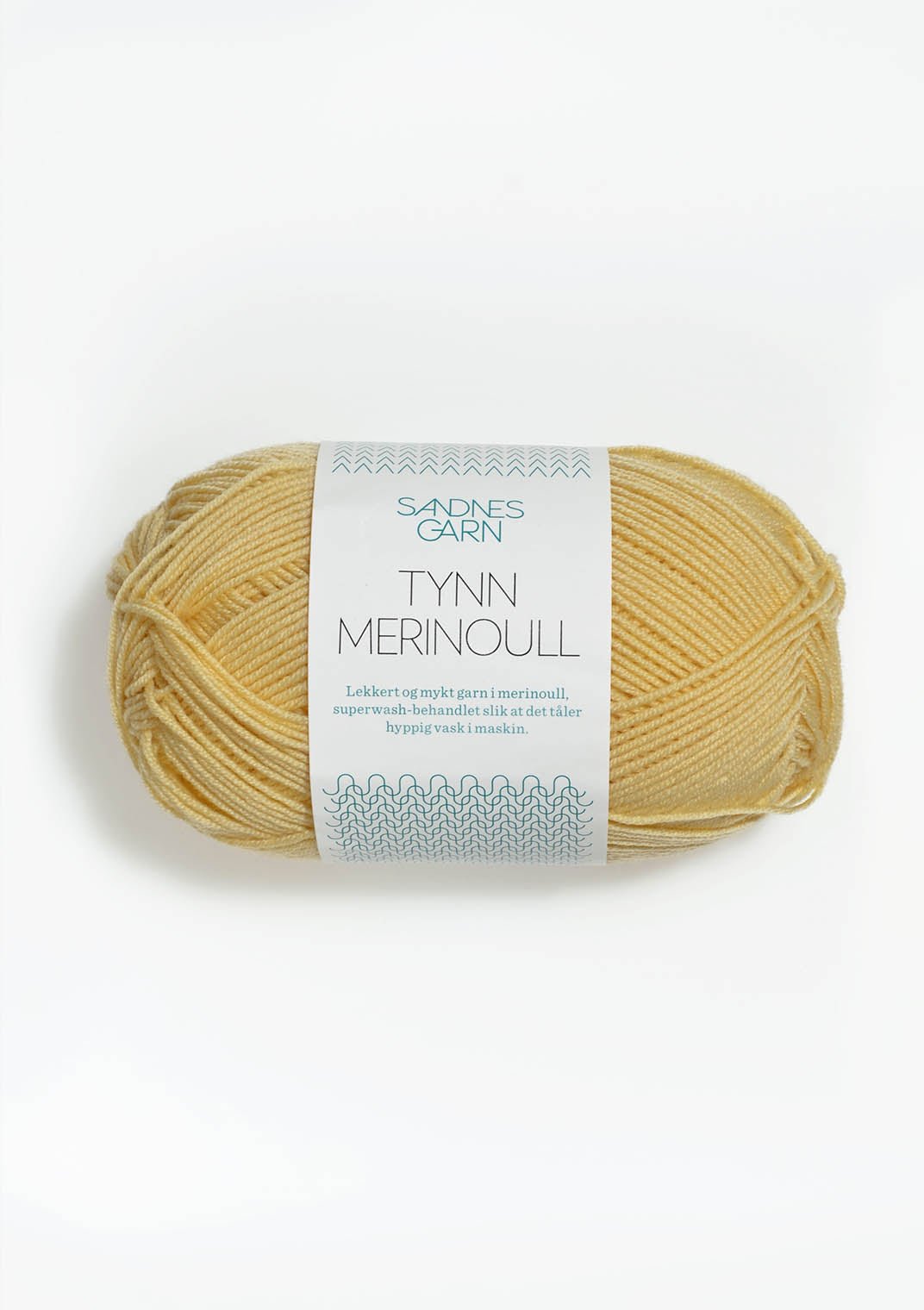 Tunn Merinoull - 2102 Gul - UTGÅTT - Butik Maglia