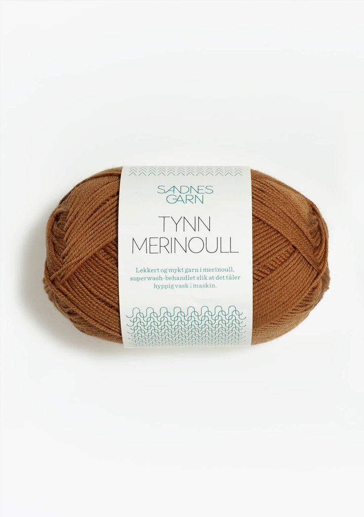Tunn Merinoull - 2336 Curry - UTGÅTT - Butik Maglia