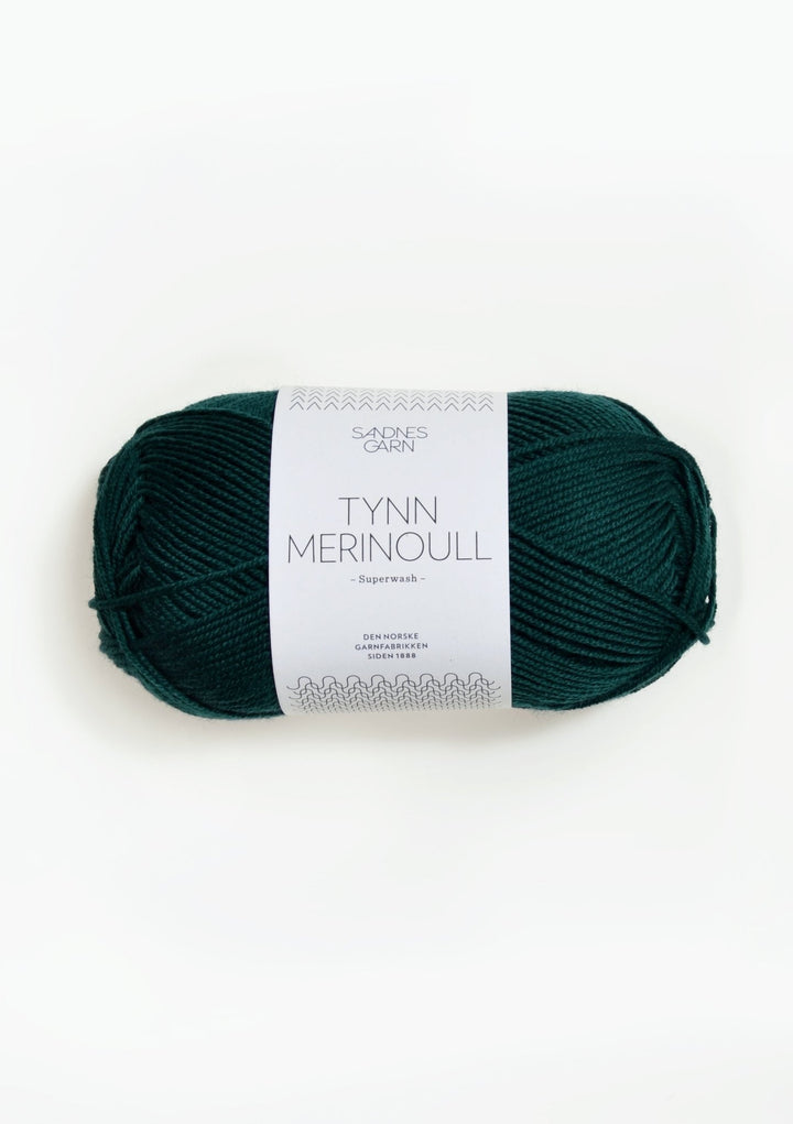 Tunn Merinoull - 7272 Djup petrol - UTGÅTT - Butik Maglia