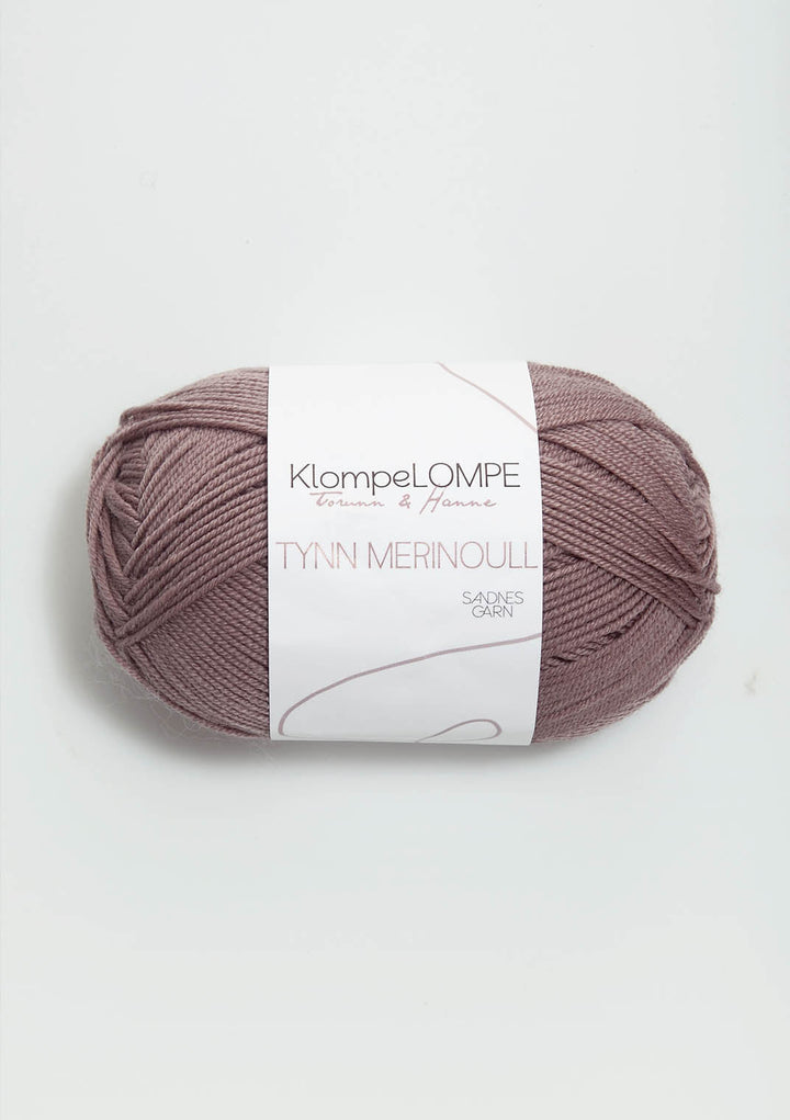 Tunn Merinoull KlompeLompe - 4331 Dimrosa - UTGÅTT - Butik Maglia