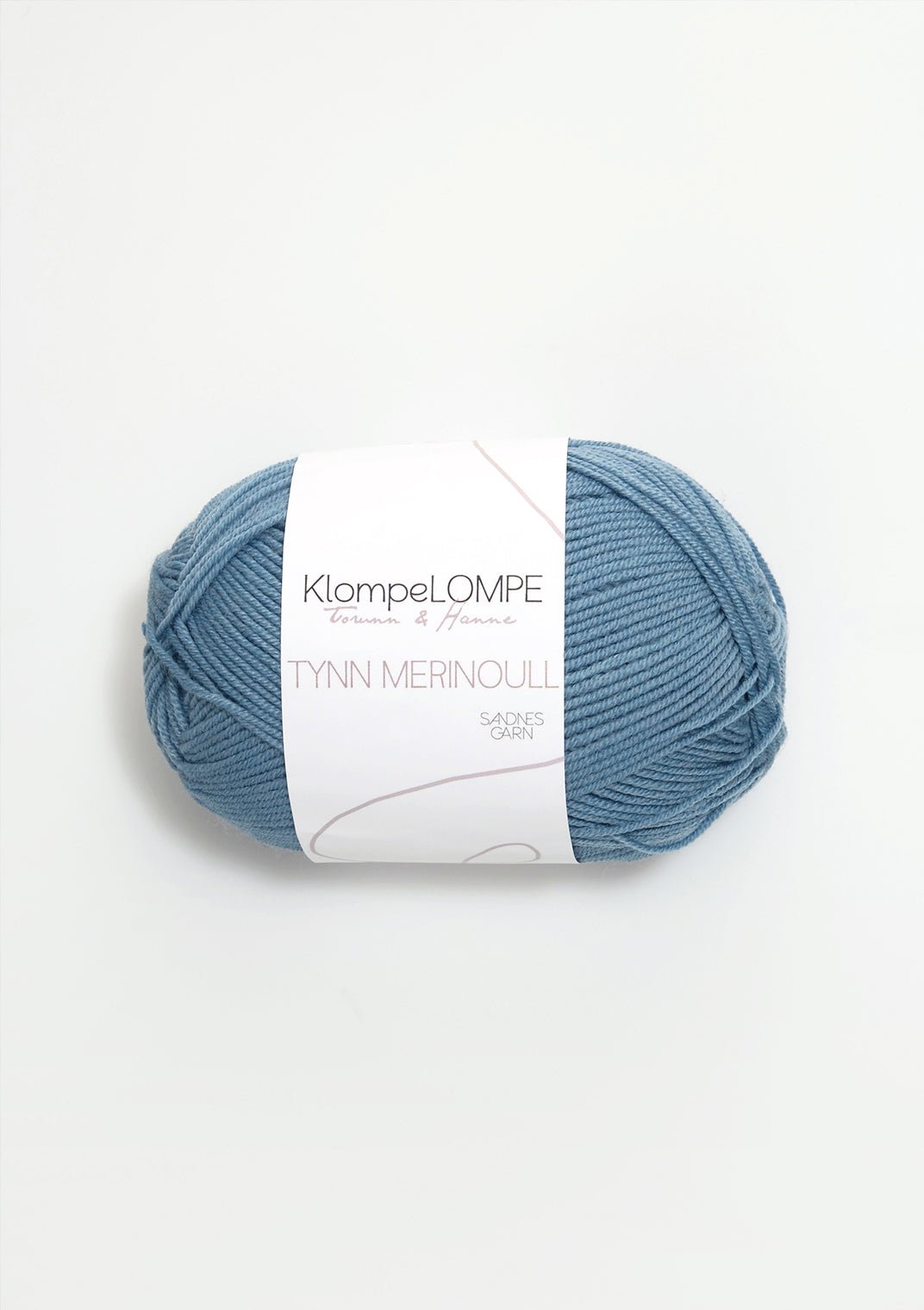 Tunn Merinoull KlompeLompe - 6033 Jeansblå - Butik Maglia