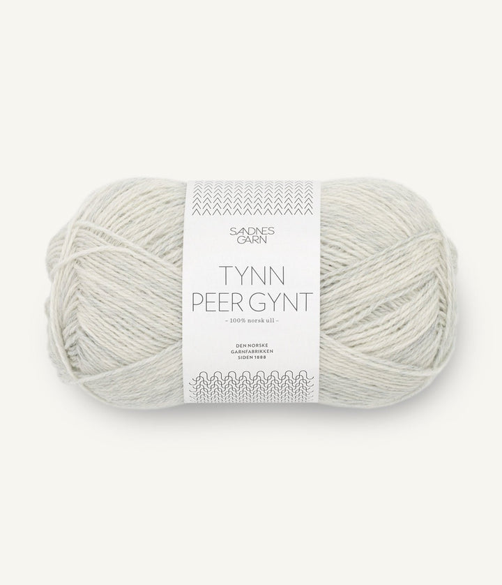 Tunn Peer Gynt - 1021 Ljus gråmelerad - Butik Maglia