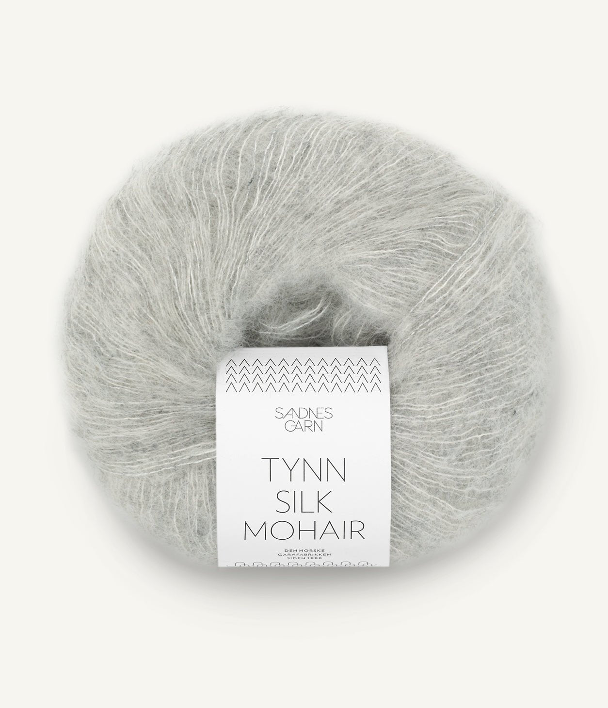 Tunn Silk Mohair - 1022 Ljus gråmelarad - Butik Maglia