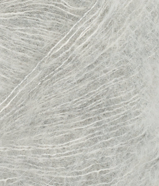 Tunn Silk Mohair - 1022 Ljus gråmelarad - Butik Maglia