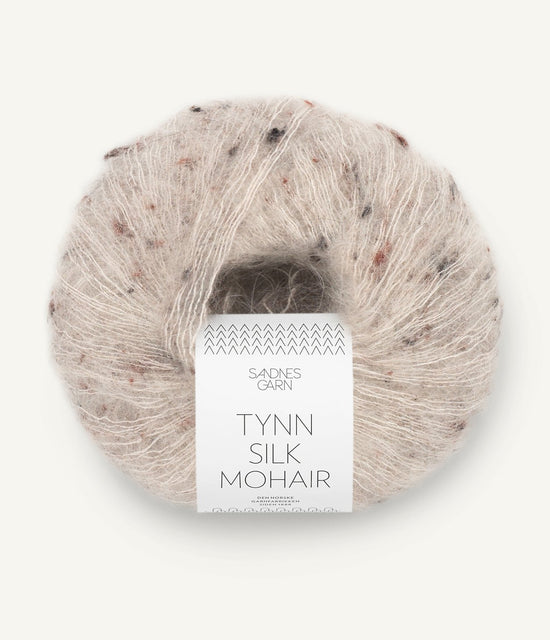 Tunn Silk Mohair - 2600 Greige Tweed - Butik Maglia