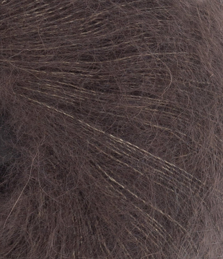 Tunn Silk Mohair - 3880 Mörk choklad - Butik Maglia