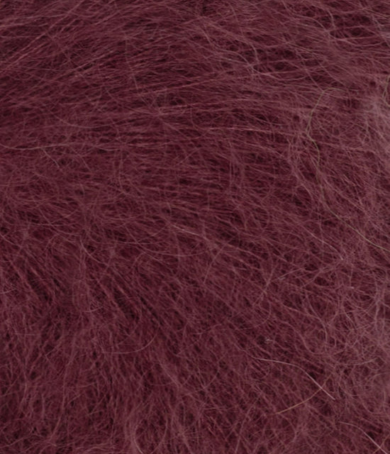 Tunn Silk Mohair - 4372 Djup Burgund - Butik Maglia