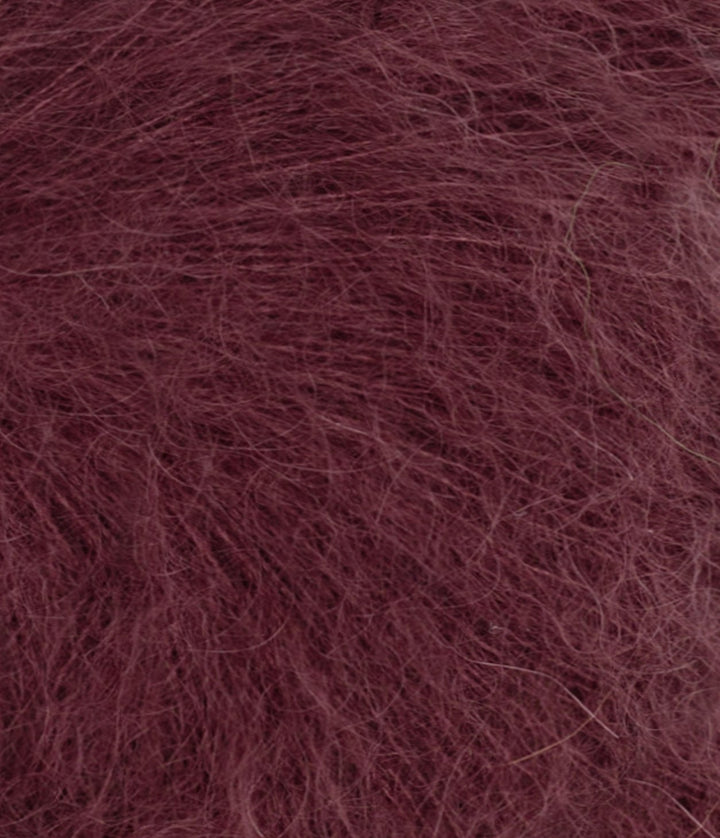 Tunn Silk Mohair - 4372 Djup Burgund - Butik Maglia