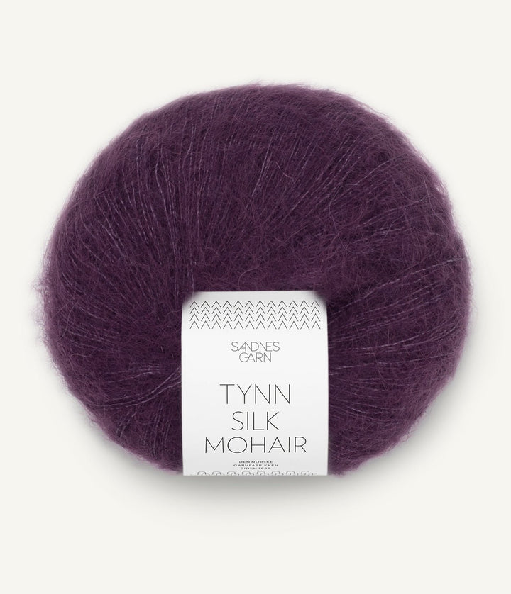 Tunn Silk Mohair - 4672 Björnbärssaft - Butik Maglia