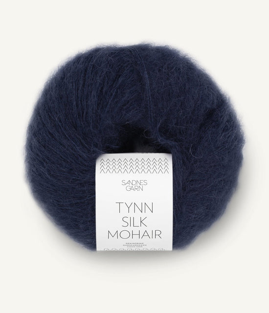 Tunn Silk Mohair - 5581 Djup marin - Butik Maglia