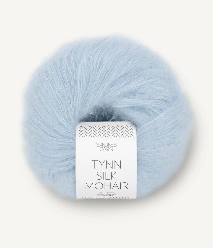 Tunn Silk Mohair - 6012 Ljus blå - Butik Maglia