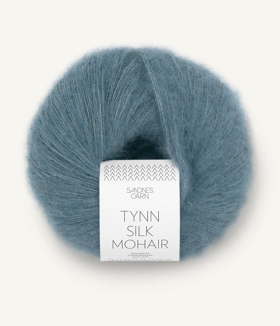 Tunn Silk Mohair - 6552 Isblå - UTGÅTT - Butik Maglia