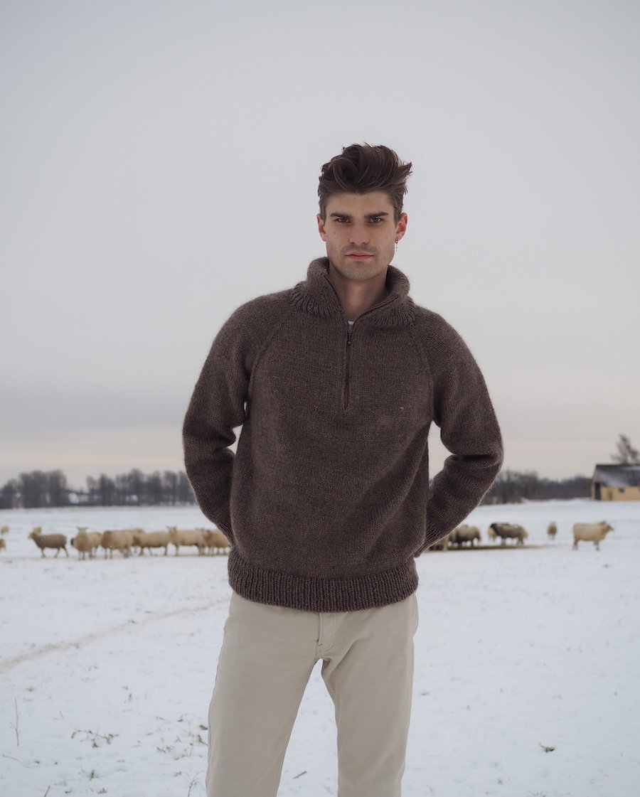 Zipper Sweater Man - Butik Maglia